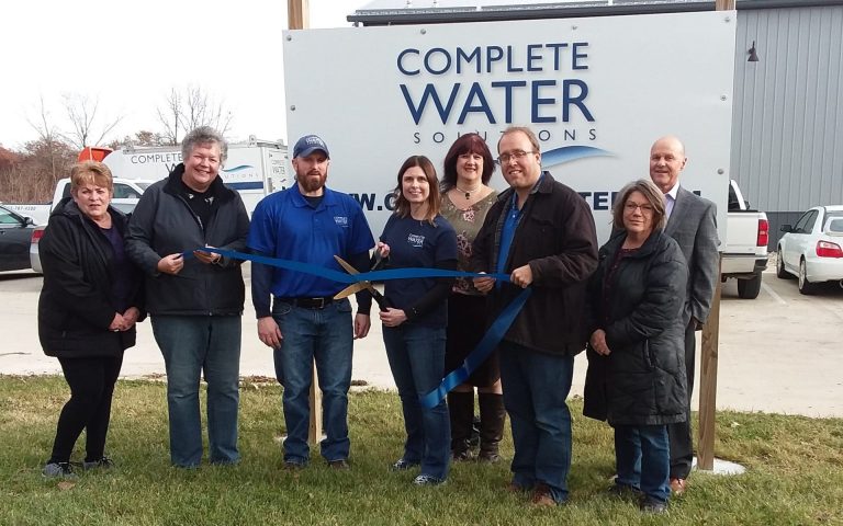 Complete Water Solutions Ribbon Cutting complete water solutions, twin lakes wi, water treatment