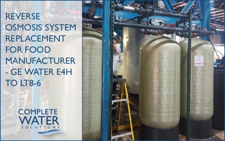Reverse Osmosis system replacement for food manufacturer blog with fiberglass media tanks