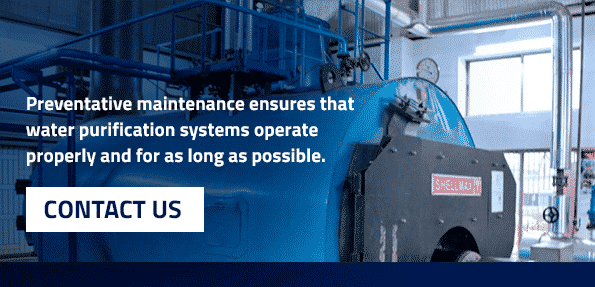 water purification system preventative maintenance, complete water solutions, creating a schedule