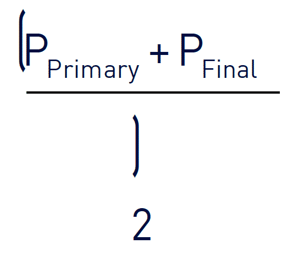 avg pressure equation